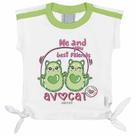 Blusa Bebê Menina Angerô em Cotton - Branco