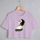 Blusa Blusinha Camiseta Cropeed TShirt Feminina Algodão Tecido Premium Estampa Digital Catrina Linda