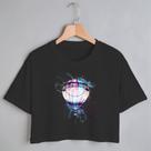Blusa Blusinha Camiseta Cropped TShirt Feminina Algodão Tecido Premium Estampa Digital Balão Mágico Blusa Blusinha Camiseta Cropped TShirt Feminina Algodão Tecido Premium Estampa Digital Balão Mágico