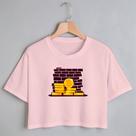 Blusa Blusinha Camiseta Cropped TShirt Feminina Algodão Tecido Premium Estampa Digital Moeda Bitcoin