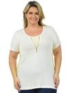 Blusa boa sorte plus size fenomenal Blusa boa sorte plus size fenomenal