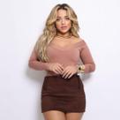 Blusa Boby Feminino Ciganinha Ombro Manga Longa Anarruga