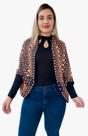 Blusa Bolero Inverno Lã Estampado