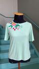 Blusa Bordada Feminina Suede Corte Laser Blusa Bordada Feminina Suede Corte Laser