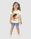 Blusa Box Infantil Menina Princesas Disney em Algodão - Malwee Blusa Box Infantil Menina Princesas Disney em Algodão - Malwee