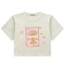 Blusa boxy Juvenil Menina Lilimoon Off White