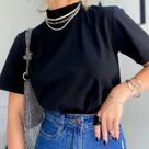 Blusa branca tamanho único LD modas Blusa branca tamanho único LD modas