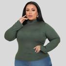 Blusa Cacharrel Plus Size Confortável Moda Feminina