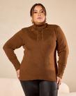 Blusa Cacharrel Plus Size Trico Inverno