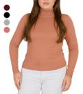 Blusa Cacharrel Tricot Gola Alta Elegante Inverno Casual Blusa Cacharrel Tricot Gola Alta Elegante Inverno Casual