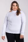 Blusa Cacharréu Feminina Manga Longa Plus Size Térmica Peluciada - Serena