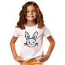 Blusa camisa camiseta infantil Juvenil Menino Menina pascoa coelho estampada