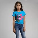 Blusa Camiseta Camisa Infantil STICH FILME ANGEL AZUL ROSA