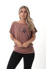 Blusa Camiseta Feminina Casual Manga Curta Patinha