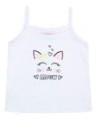 Blusa Camiseta Infantil Menina Regata Qualidade Verão Praia