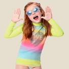Blusa Camiseta Love Praia Proteção FPS UV 50+ Amarelo Neon Marlan