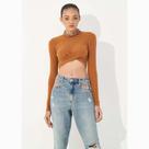 Blusa Canelada Colcci Feminina Marrom