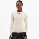 Blusa Canelada Lança Perfume Long Sleeve In25 Bege Feminino