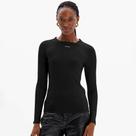 Blusa Canelada Lança Perfume Long Sleeve In25 Preto Feminino