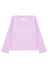 Blusa Canelada Manga Longa - Rosa Bebê - Ame Kids