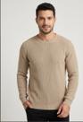 Blusa Canelada Masculina Manga Longa . - LCMD51CM