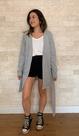 Blusa Cardigan Quimono de Moletom Blusa Cardigan Quimono de Moletom
