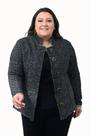 Blusa Casaco De Frio Botão Plus Size Tricô Inverno