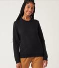 Blusa Casaco Moletom Flanelado Básico Feminino com Stretch Gola Redonda Sem Capuz- Malwee