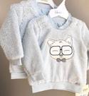 Blusa / Casaquinho Luxo Paraiso Bebe Menino Inverno Ref 9185