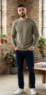Blusa casual masculina moletom flanelado ogochi tamanho:gg