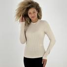 Blusa Cativa Canelada Manga Longa Feminina