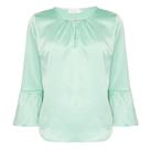Blusa Cetim Manga 7/8 Verde Blusa Cetim Manga 7/8 Verde