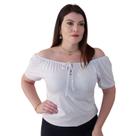 Blusa Ciganinha Ombro a Ombro Amarração Várias Formas de Usar Versátil
