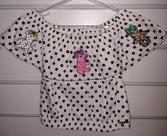 Blusa ciganinha poa patches Pituchinhus