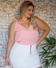 Blusa Ciganinha viscolinho GG Rosa
