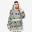Blusa Cobertor c/ Mangas Oversized Hoodie Juvenil Star Wars - Zona Criativa Blusa Cobertor c/ Mangas Oversized Hoodie Juvenil Star Wars - Zona Criativa
