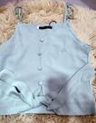 Blusa com amarrações na frente p