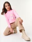 Blusa Com Bolso Rosa Catavento Blusa Com Bolso Rosa Catavento