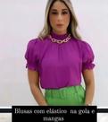 Blusa com elástico
