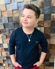 Blusa com manga masculino infantil