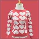 Blusa Coração Tricô