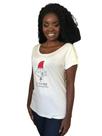 Blusa Corte e Talho feminina Off White P Viscolycra Blusa Corte e Talho feminina Off White P Viscolycra