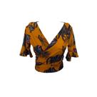 Blusa Creme Estampada Cereja Rosa
