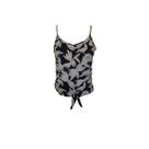Blusa Crepe Estampado Cereja Rosa 72259