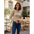 Blusa Croped Tricot Modal Feminina Giuliana Marques