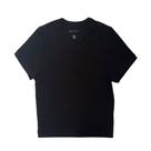 Blusa cropped, basic+, em malha algodão com elastano, referencia r018 na cor preta g