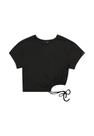 Blusa Cropped Básica em Ribaninha Juvenil Gloss