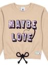 Blusa Cropped Bege Maybe Love Infantil Abrang Blusa Cropped Bege Maybe Love Infantil Abrang