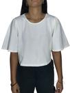 Blusa Cropped Canelada Off White Rovitex Estilo e Conforto Atemporal