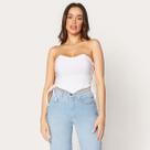 Blusa Cropped Corset Branco